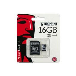 Trade Shop Traesio - Trade Shop - Kingston Micro Sd 16 Go Microsd Classe 4 Carte De Smartphone Sdhc
