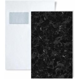 1 ÉCHANTILLON S-22635 WallFace MARBLE Black OPACO Collection ÉCHANTILLON Panneau mural au format A5