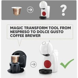 Adaptateur de capsule réutilisable pour faciliter le remplissage de votre café en poudre préféré,