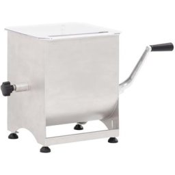 Mélangeur de viande avec boîte de vitesse Argenté Inox vidaXL - Argent