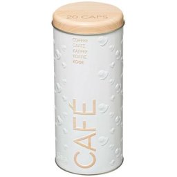 5five - Boîte à café capsules métal Scandinave Nature blanc - 5 five simply smart - Blanc