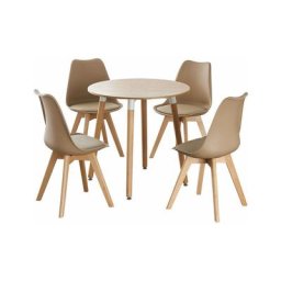 Ensemble de salle à manger Lorenzo Halo de 5 pièces Life Interiors une table de salle à manger