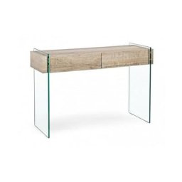 Console moderne en bois 2 tiroirs 110x40x75h cm