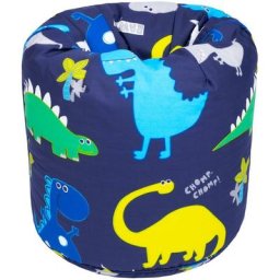 Fauteuil poire pour tout-petit Chaise, Playroom Beanbags, Rond & Imprimé Sac à haricots avec