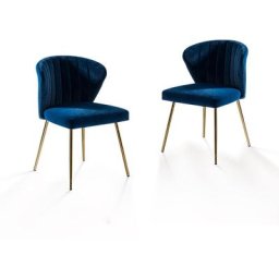 Chaises de Salle à Manger en Velours Scandinave Chaises Modernes pour la Cuisine avec Pieds en