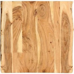 Dessus de table Bois d'acacia massif 58x (50-60)x2,5 cm