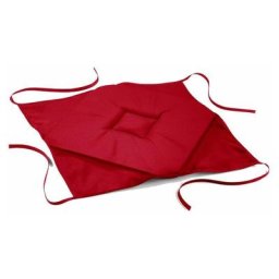 Paris Prix - Galette de Chaise Essentiel 36x36cm Rouge