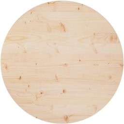 Dessus de table 80x2,5 cm Bois de pin massif - Brun - Inlife