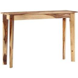 Table console 110x35x76 cm Bois de Sesham solide Vidaxl Brun