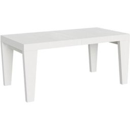 Table Spimbo Extensible Frêne Blanc 90x180 Allongée 440