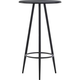 Table de bar Noir 60x107,5 cm mdf Vidaxl Black
