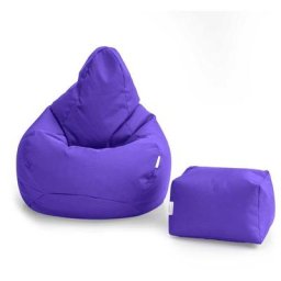 Pouf gamer de salon imperméable pour l'intérieur et l'extérieur, et tabouret de pied, ultraviolet