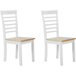 2 Chaises de Salle à Manger au Design Scandinave Parfaites pour Petite Cuisine ou Coin Repas du
