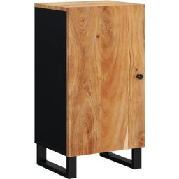Buffet avec porte 40x31x75 cm bois massif d'acacia Vidaxl Brun