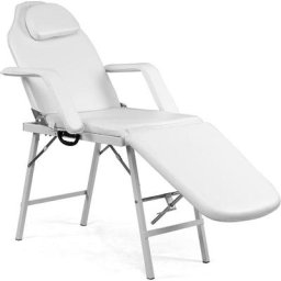 Table de Massage Pliable Professionnelle avec Appui- tête, Chaise Cosmétique Dossier et Repose-Pied