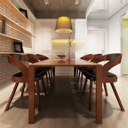 Lot de 6 Chaises | Chaises de salle à manger Chaise de cuisine | Marron Similicuir 46032 - Brun