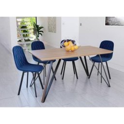 Table à manger design en bois kevan - bois clair