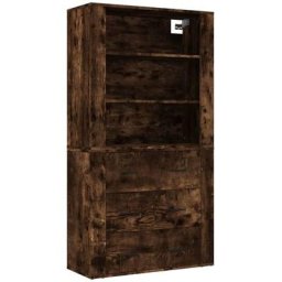 Vidaxl - Buffet haut Chêne fumé Bois d'ingénierie Chêne fumé