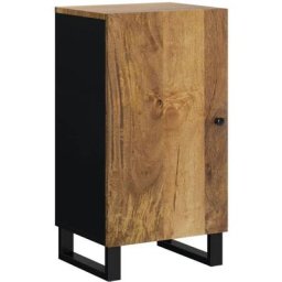 Buffet avec porte 40x31x75 cm bois massif de manguier Vidaxl Brun