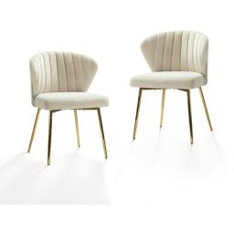 Hulala Home - Chaises de Salle à Manger en Velours Scandinave Chaises Modernes pour la Cuisine avec