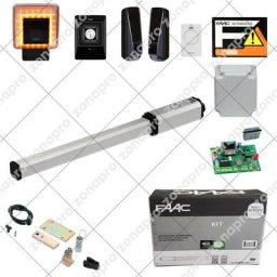 Faac - kit 402 sbs 104474 Automatisme Hydraulique pour Portail Battant 3mt Par Vantail - version