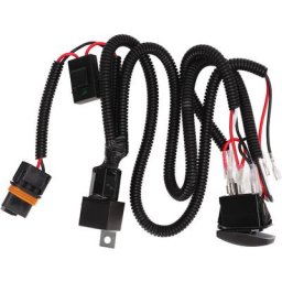 Kit de relais de faisceau de cblage de klaxon 12V 24V 40A bobine de cuivre pur ignifuge pour cornes