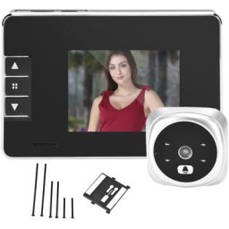 Sonnette vidéo intelligente écran lcd tft 3 pouces caméra de Vision nocturne infrarouge grand Angle
