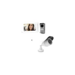 Visiophone 2 fils avec écran 7 pouces - Ylva 3 Avidsen Visiophone + caméra