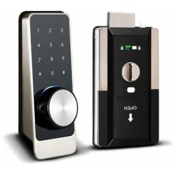 Serrure de porte électrique étanche serrure intelligente clavier de télécommande rfid serrure de