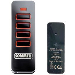 Télécommande Radio 4 Canaux 868 Mhz Sommer pearl noir Y4018V000