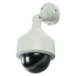 Alwaysh - 1 x Fausse sécurité fictive Caméra cctv imperméable à l'eau ir led Lumière clignotante