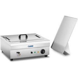 Grande Friteuse Inox Ve Grand Panier Beignets Donuts Churros Fritteuse 18 l - Argent