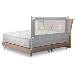 Randaco - Barrière de Lit Extra-Large de 200 cm Protection de Lit pour Tout-Petit Accessoire de