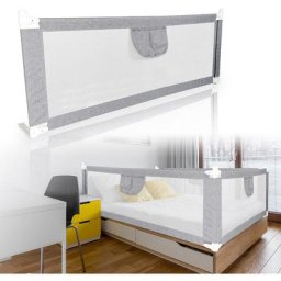 Randaco - Barrière de Lit Extra-Large de Protection de Lit pour Tout-Petit Accessoire de Chambre