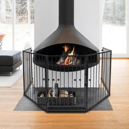 Barrière de sécurité Grille de protection pour porte Parc pour animaux Enfant Clôture pour chiots 5