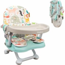 Réhausseur Chaise Enfant Pliable, Chaise Haute Bébé Portable, Bébé Chaise repas en Hauteur