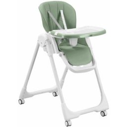Baby Vivo - Chaise Haute pour Bébé / Enfant en Plastique - Tippy en Coolmint