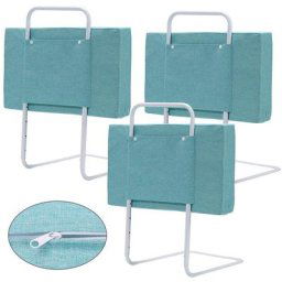 EINFEBEN Barrière de lit réglable en hauteur 200 cm Anti-chute Tube en acier réglable de 40 à 60 cm
