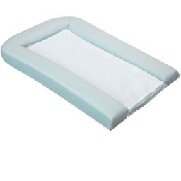 Domiva - matelas a langer pvc avec 2 éponges amovibles/confort 42x70 cm sauge