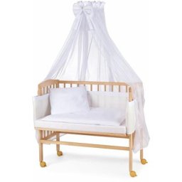 Lit cododo berceau pour bébé,bois non traité,16 modèles disponibles:blanc/blanc, Nature non traitée
