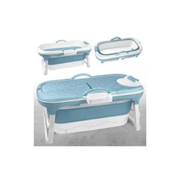 Naizy - Baignoire Pliable Baignoire Pliante Portable pp+tpe Pliable avec Poignée 118 x 62 x 52 cm