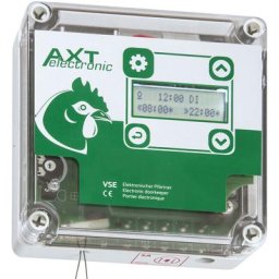 Portier automatique poulailler AXT VSE programmable Jusqu'à 3 kg