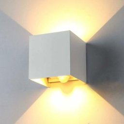 Applique murale chambre Applique murale à LED avec détecteur de mouvement, Applique 6W, blanc chaud