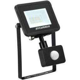 Projecteur SYLFLOOD IP54 PIR noir 1000Lm - SYLVANIA - 0047115 - Noir
