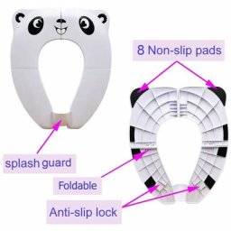 Upgrade Version] Bébé Réducteur de Toilette - rightwell Voyage Siège Pliable de Toilette Siège Pot