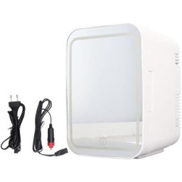 Mini réfrigérateur 4L grande capacité miroir LED cosmétiques boisson aux fruits réfrigérateur petit