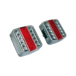 EAL - las 10103 lot de 2 feux arrière led pour remorque 12 v
