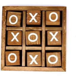 Colnk - Jeu de société Xo, jouet de jeu de société en bois Xo, jeu de table interactif, adapté pour