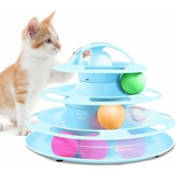 Jouets pour chat chaton interactif, jouet de labyrinthe pour chat à 4 niveaux, jouet pour chat à