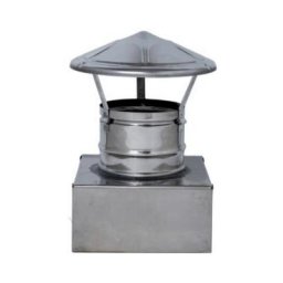 Pot de chemine sur base carre pour chemine 17x17 cm